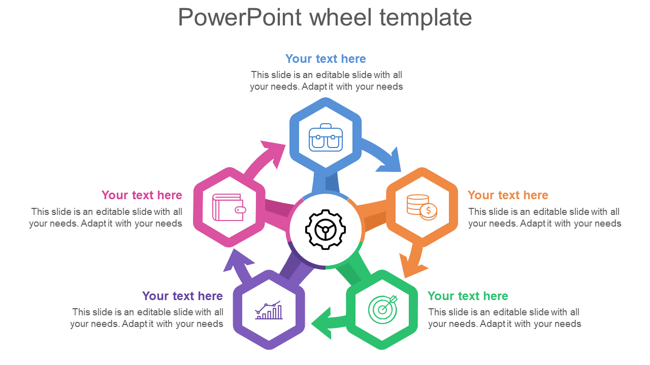 powerpoint wheel template